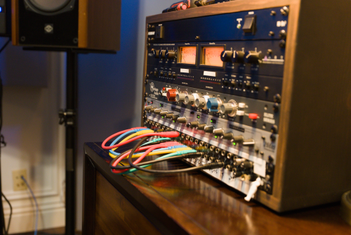 Recording Studio Control Room Equipment